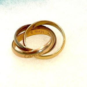 Authentic Cartier Trinity Ring